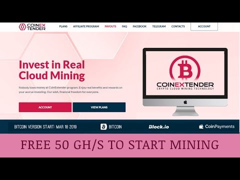 CoinExtender.net отзывы 2019, mmgp, обзор, Bitcoin Mining, Free 50 Ghs to start mining!