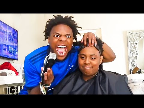 giving my brother the R9 haircut...