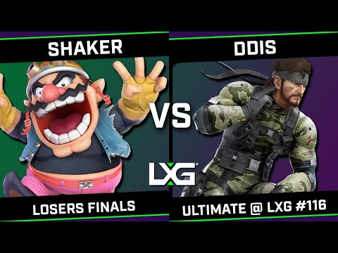 Shaker (Wario) vs DDIS (Snake) - Smash Ultimate @ LXG 116 - Losers Finals