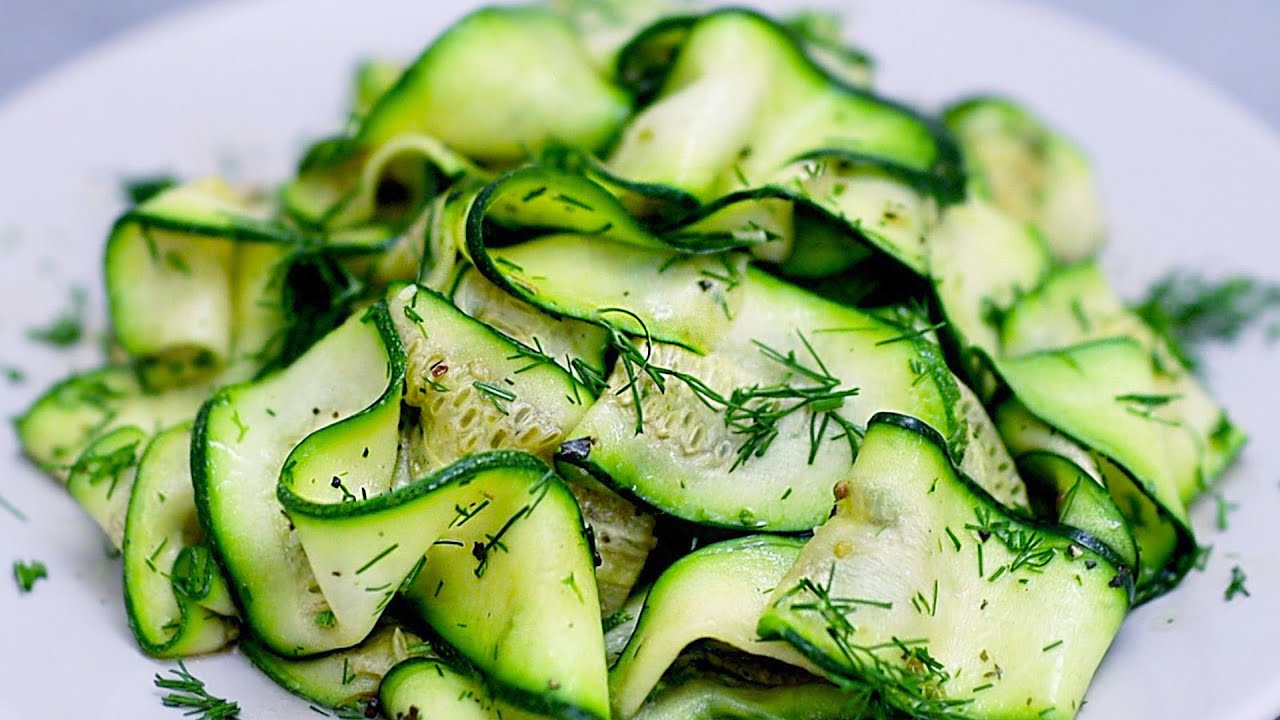 Zucchinisalat mit Thunfisch und Reis - Einfache Rezepte