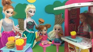 Disney Frozen Elsa & Barbie Dolls Movie Full in English! Disney Princess Dolls Episodes & Stories!
