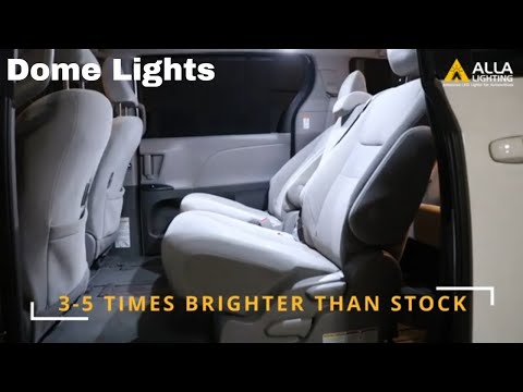 Change | Replace Toyota Sienna Interior Dome Lights Bulb | LED Install