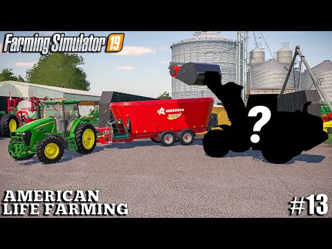 I FINALLY FED THE COWS + Buying NEW Machine | American Life Farming | Farming Simulator 19| #13