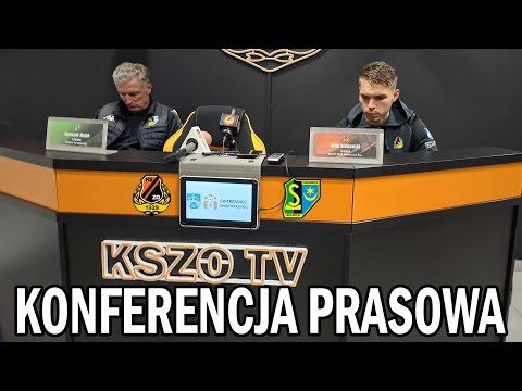 Konferencja prasowa po meczu z Siarką Tarnobrzeg (11.10.2025 r.)