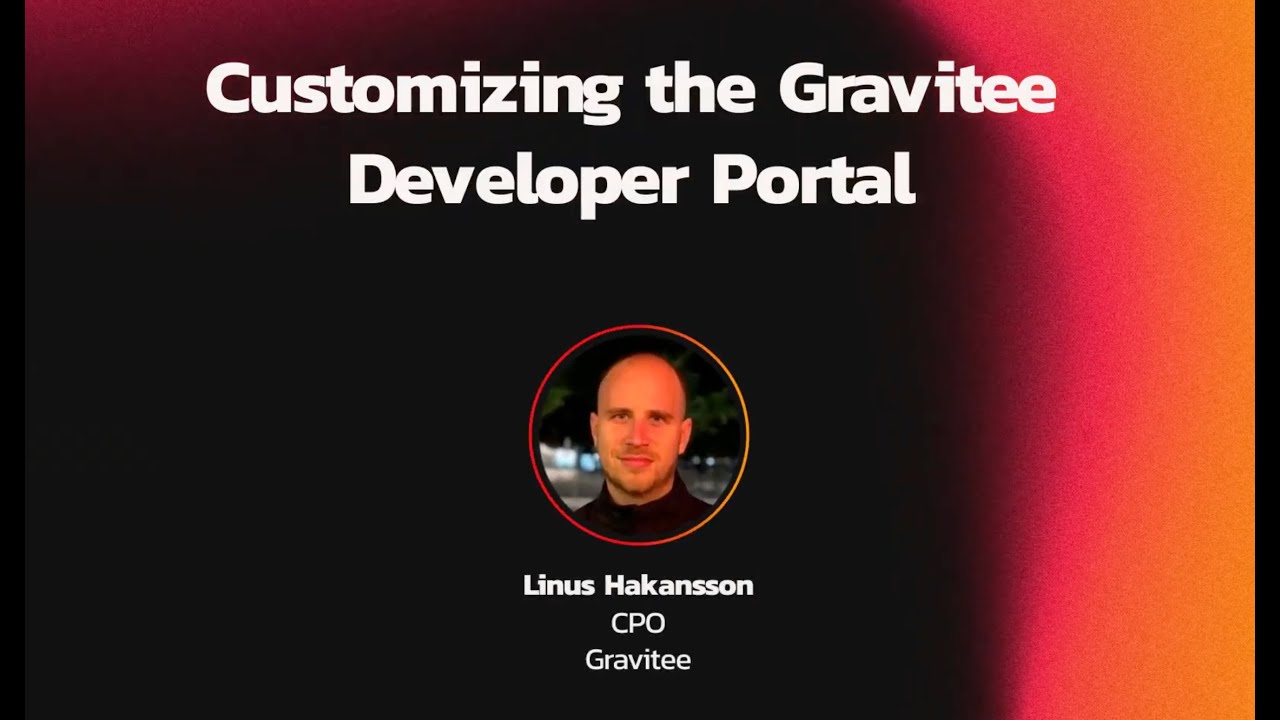 Customizing the Gravitee Developer Portal