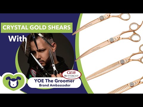Crystal Gold Shears by Geib