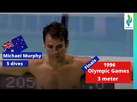 1996 Michael Murphy - Team Australia - 3 meter springboard diving  - Olympic Games