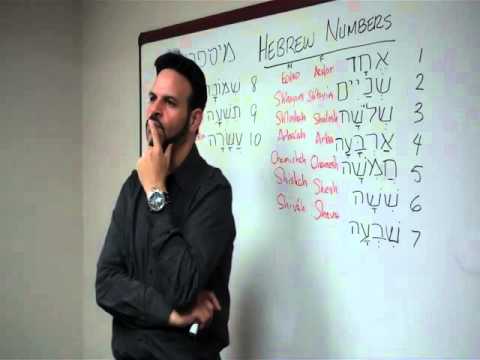 Hebrew Lesson 20 - Hebrew Numbers Part 2 with Rabbi Brian Bileci at Simchat Yeshua