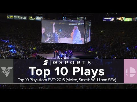 Top 10 Plays from EVO 2016 (Super Smash Bros. Melee, Super Smash Bros. Wii U and Street Fighter V)