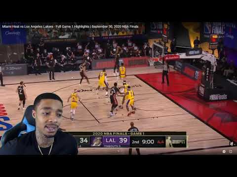 FlightReacts Heat vs Los Angeles Lakers - Full Game 1 Highlights | September 30, 2020 NBA Finals!