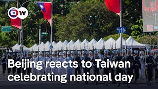 Taiwan marks national day amit tensions with China | DW News台湾庆祝国庆日 与中国关系紧张 | 德意志之声新闻