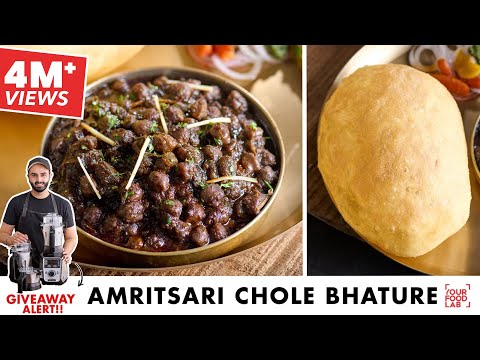 Amritsari Chole Bhature Recipe | Tips for Fluffy Bhatura | Amritsari Chole Bhature | Chef Sanjyot...