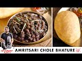 Amritsari Chole Bhature Recipe | Tips for Fluffy Bhatura | अमृतसरी छोले भटूरे | Chef San