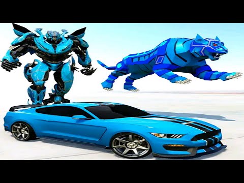 Tiger Robot Transform: Car Robot Transformation Game #2 - Android Gameplay