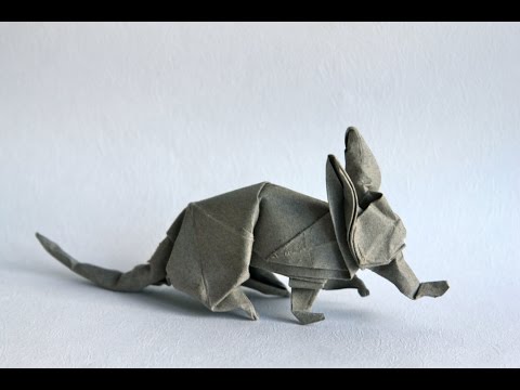 Origami aardvark by Quentin Trollip