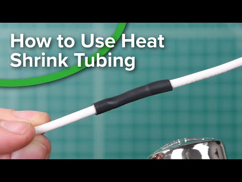 Part of a video titled How to Use Heat Shrink Tubing - YouTube