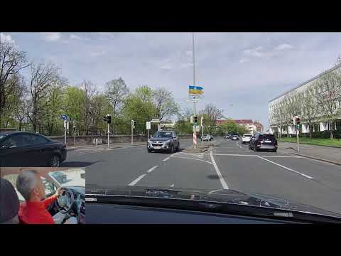 Driving in Nuremberg. Part 1: Intersections and turns