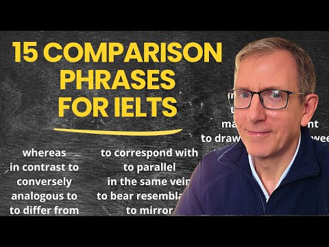 Learn 15 Advanced Words for Making Comparisons in IELTS Writing