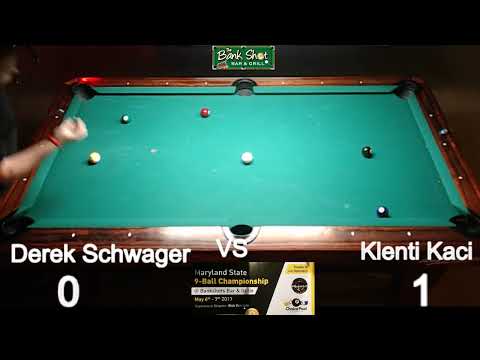 Derek Schwager vs. Klenti Kaci - Maryland 9-ball Championship