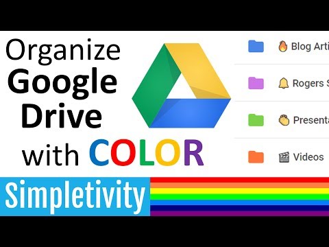 Organize Google Drive with Colors and Icons ️