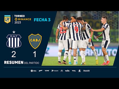 #TorneoBinance 2023 | Fecha 3 | resumen de Talleres - Boca