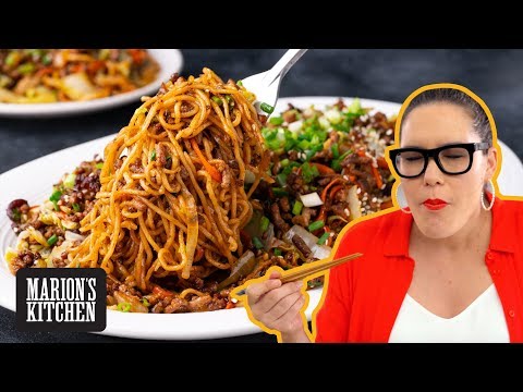 How to make a BETTER Beef Noodle Stir-fry | Hoisin Beef Noodle Stir Fry | Marion's Kitchen