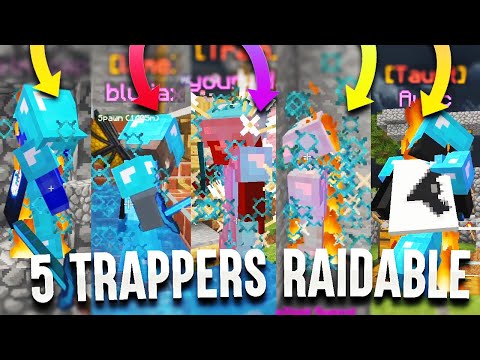 MAKING 5 FACTIONS RAIDABLE IN ONE EPISODE... *TRAPPERS* | Minecraft HCF
