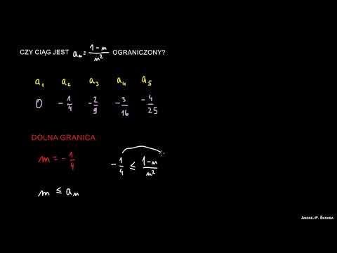 Czy ciąg jest ograniczony czy nieograniczony? 1