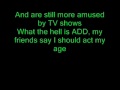 Blink 182 Whats my age again (lyrics)