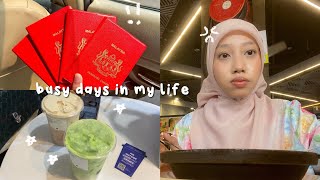 BUSY DAYS IN MY LIFE 🌞: going home, passport day, umrah talk & preparations, shopping, etc.