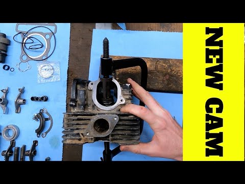How To FULLY Rebuild Yamaha Moto 4 Head