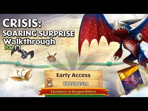 Crisis: Soaring Surprise - New Gauntlet Event Walkthrough Part 1 | Dragons: Rise of Berk