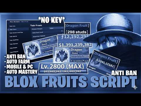 👑NEW Blox Fruits Script  || AUTO FARM, SEA, AUTO RAIDS, MASTERY FARM, AUTO BOSS || NO key required