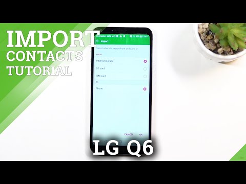 How to Copy Contacts From SIM Card to Phone Storage in LG Q6 – Transfer Files