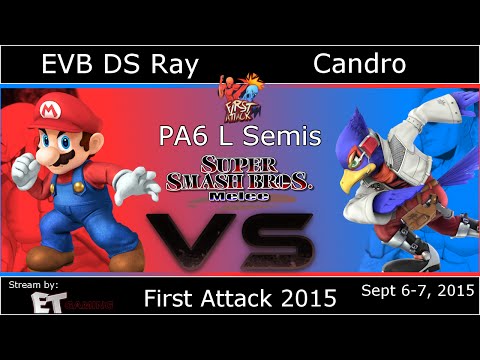 [FA2015] EVB DS| Ray (Mario) VS Candro (Falco) - Melee Pools A6 L Semis