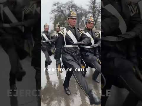 Stechschritt in Chile nach preußischer Tradition