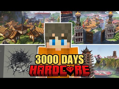 I Survived 3000 Days in Hardcore Minecraft [Full Movie]