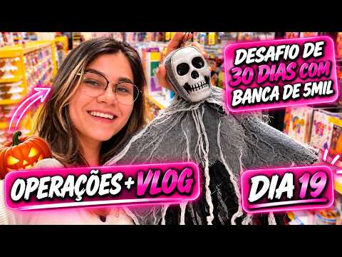 🎃 VLOG + OPERAÇÕES COM IA! DIA 19 DO DESAFIO DE R$5 MIL EM 30 DIAS 💰🔥 | DESAFIO 30 DIAS (DIA 19)