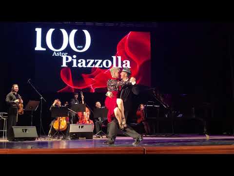 Dana Sakimova & Raúl Santana, milonga "Tequìla" - orq. Grado de Pasión