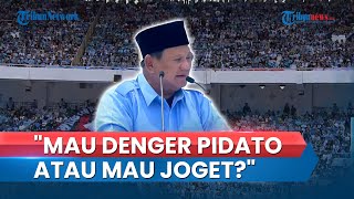 Mengaku Siapkan Pidato Sampai 5 Jam untuk Kampanye, Prabowo: Kalian Mau Lihat Pak Gemoy Joget?