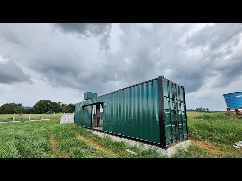 Container house with 30m2, two bedrooms, bathroom, living room and kitchen, delivered in Estiva/M...