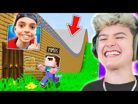 Ich PRANKE Kleinen JUNGEN mit HACKER HAUS (Bau Battle) in Minecraft!
