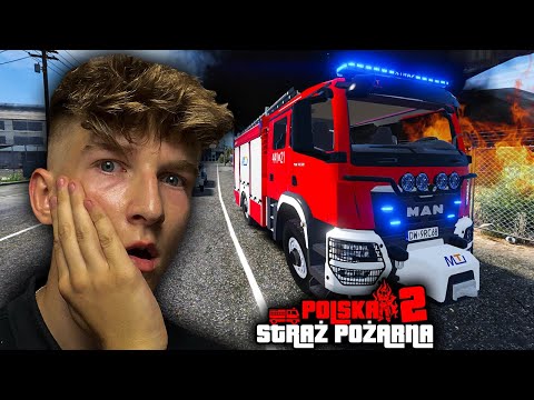 GTA V POLSKA STRAŻ POŻARNA 2 #3 - WIELKI POŻAR MAGAZYNU