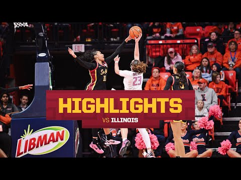 USC Women’s Basketball vs Illinois Highlights | Trojans win 70-62