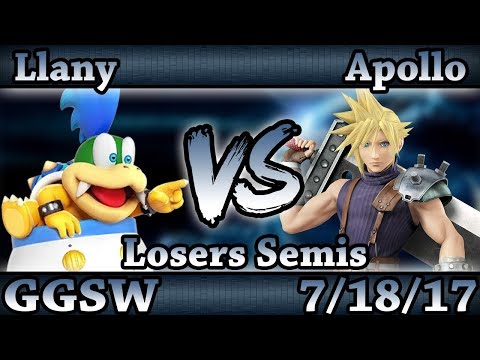 GGSW 31 - Llany (Larry) Vs. Apollo (Cloud) Smash Wii U Losers Semis - Smash 4