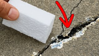 The Mason Never Want To You Know This! Easy Way to Make Concrete Crack Filler