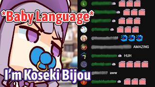 Biboo Talking With Baby Language Made Everyone Laugh So Hard【Hololive EN】