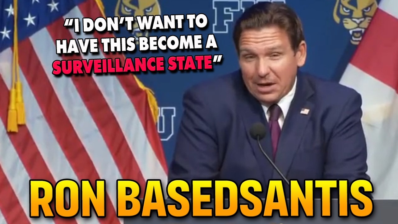 Ron DeSantis comes out AGAINST Flock cameras surveillance, says public is "right to be concerned"