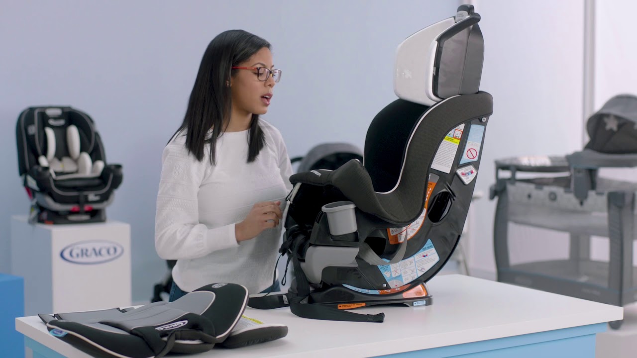How to Remove and Replace the Graco® Extend2Fit® Convertible Car Seat Cover