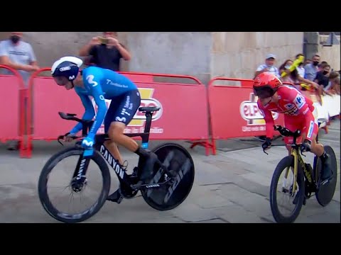 Primož Roglič FLIES Past Enric Mas to Win Third Vuelta a España |  Stage 21 2021